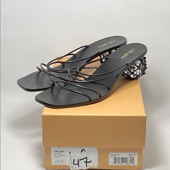 Cult Gaia Kelly leather slide sandals size 40.5 - Picture 10 of 12